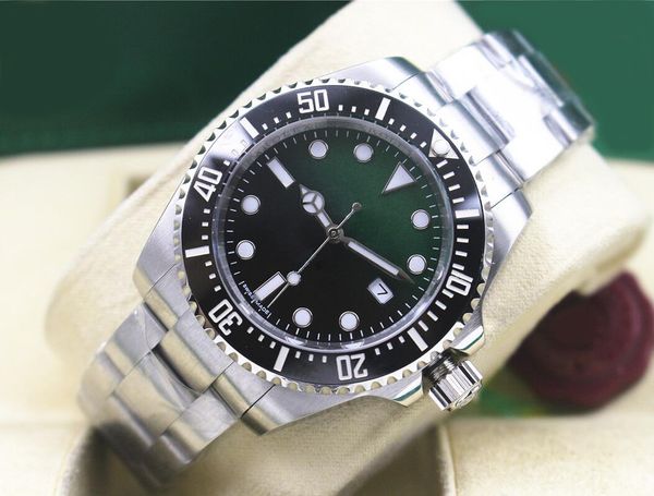 

factory supplier wristwatches 40mm 116660 ceramic bezel stainless steel automatic mens watch watches, Slivery;brown