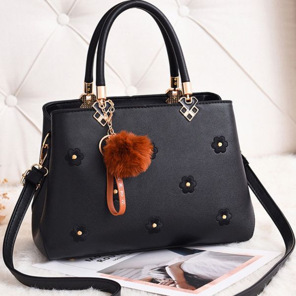 

2019 европейских сумки женщины цветок способа сумки pu кожи дама тотализатор crossbody сумка кошелек сумка верхняя ручка сумка