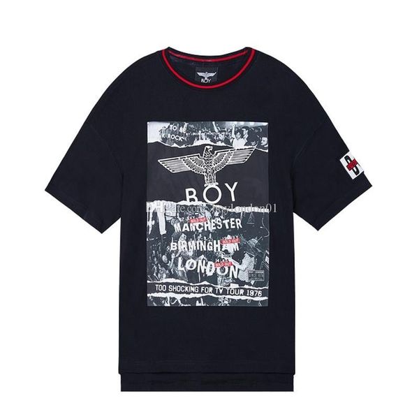 

boy london mens designer t shirt men women by short sleeves designer boy luxury couples tees black, White;black