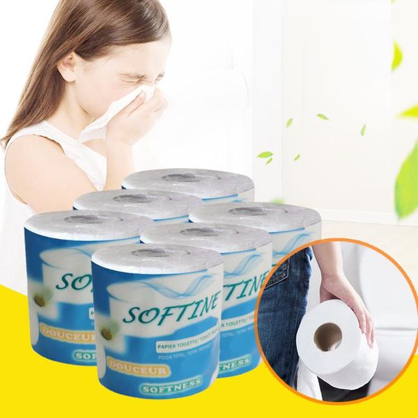 

paper hand towels toilet paper 4/6/10 rolls toilet bulk rolls bathroom 3ply white tissue bathroom soft roll tissue