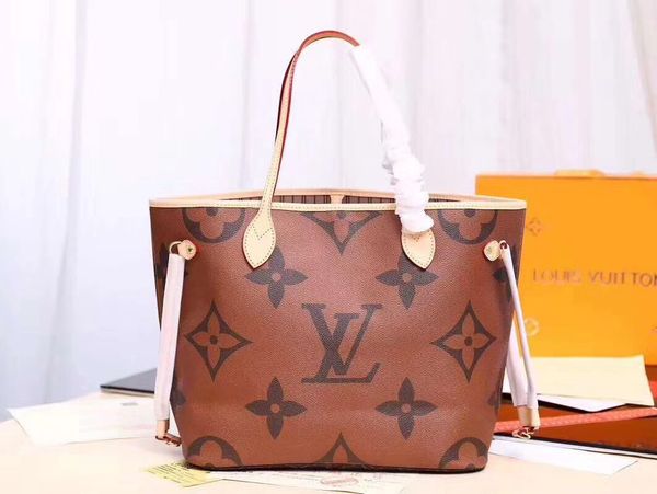 

2019 new de igner luxury handbag pur e l letter neverfull leather handbag white printing pur e women de igner bag 8124