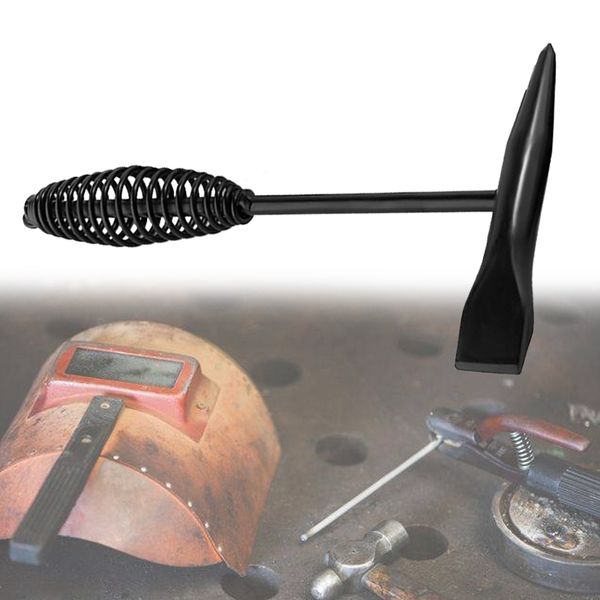 

eleg-manual spring handle welding hammer 300 grams electric welder hammer / rust