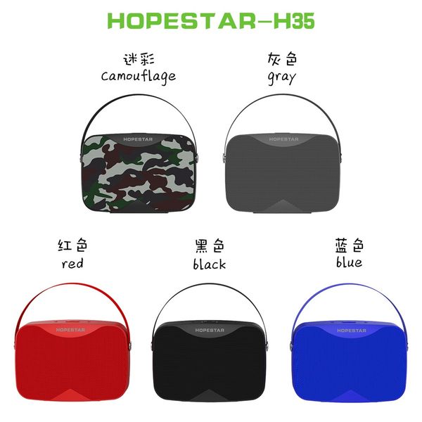 

hopestar h35 portable handbluetooth speaker powerbank handloudspeaker ip6x waterproof soundbar tws able stero supper bass subwoofe