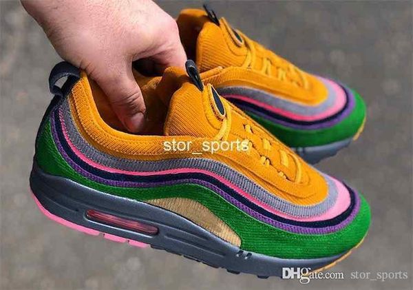 

sean wotherspoon max97 1/97 eclipse custom running shoes for men & women, fashion 97 97s athletic trainers sneakers eur 36-46