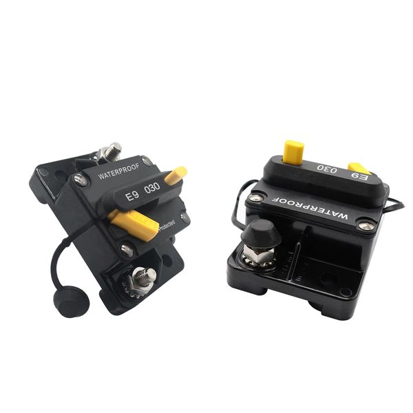 

2pieces 30a manual reset circuit breaker 48v for car boat audio