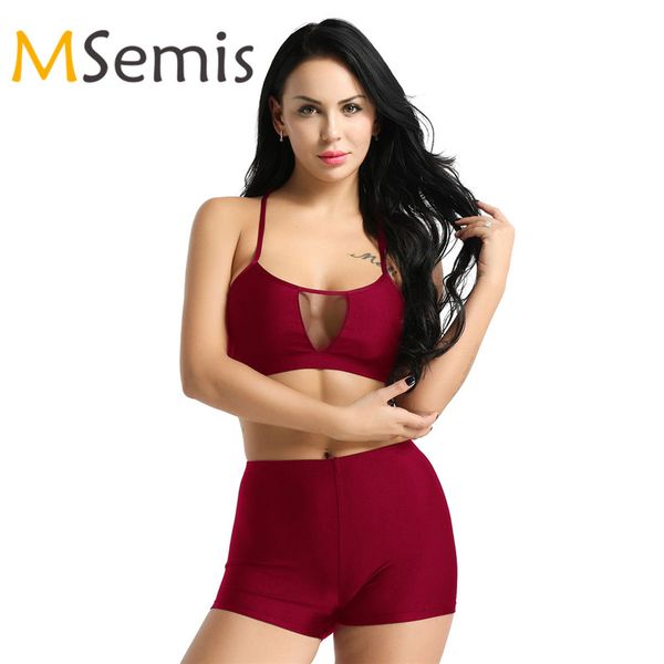 

2pcs womens sportwear activewear outfit sleeveless mesh tank crop with tight short pants gym workout running sport suit, Black;blue