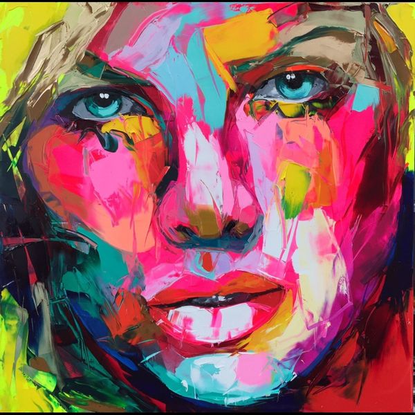 

франсуаза nielly palette knife impression главная картины современные портрет ручной работы картины маслом на холсте выпуклые и вогнутые tex