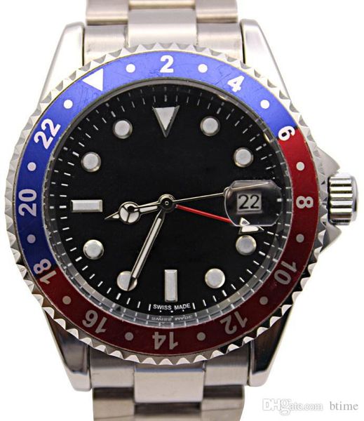 

new luxury men watch automatic mechanical men&#039s stainless steel dial sapphire ceramic bezel original clasp wristwatch men watches, Slivery;brown