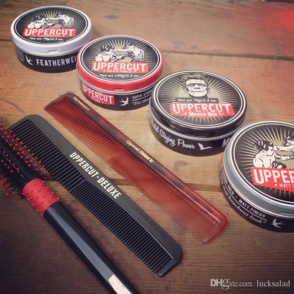

1 12 pc orginal au tralia uppercut hair pomade wax mon ter hold retro oil hair wax zombie oil ba ed retro hair poli h wax pomade for men