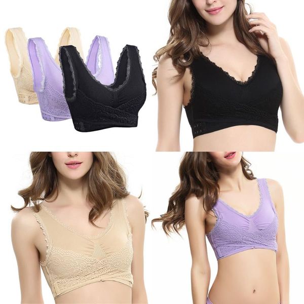 

gym clothing 3x ladies sport bra high impact non wired running padded cup brassiere tank vest, White;black