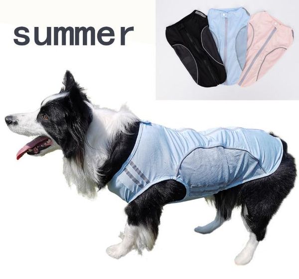 

2020 new spring/summer thin dog clothing reflective anti-wool sunscreen breathable mesh pet clothing pet clothing xs-2xl size
