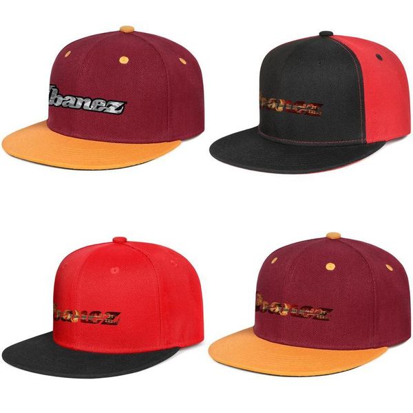 

ibanez guitar logo for men and women snap back baseballcap styles uk hip hopflat brimhats font guitars black logo emblem symbol sign, Blue;gray