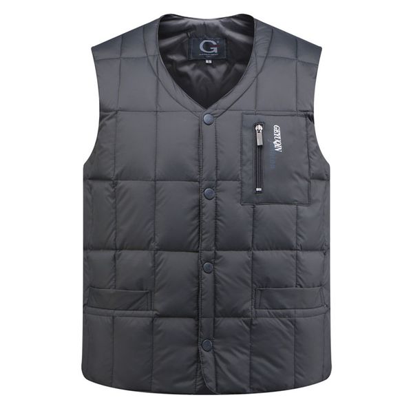 

2019 men vest pocket classic waistcoat male sleeveless unloading solid coat work vest pgrapher tactical masculino jacket, Black