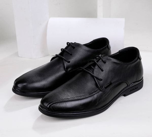 

2020 мужская роскошная формальная обувь мода бизнес обувь повседневная обувь оксфордская обувь дизайнерская офисная мужская обувь тройной ви, Black