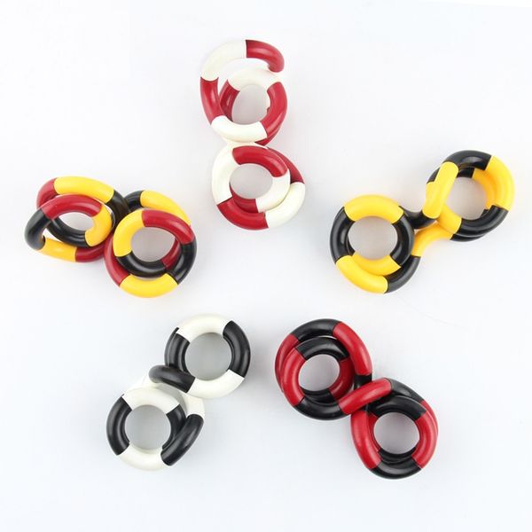 

fidget fiddle anti stress hand sensory edc decompression toy for kids autism finger training novelty twisted ring