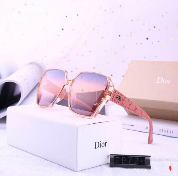 

новое поступление роскошные солнцезащитные очки дизайнерские солнцезащитные очки модный бренд очки d2972 для женщин вождения uv400 adumbral, White;black