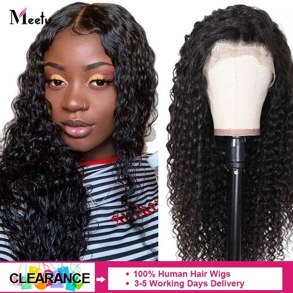 

lace wigs 13x4 front human hair pre-plucked with baby brazilian deep wave remy 150% for women, Black;brown