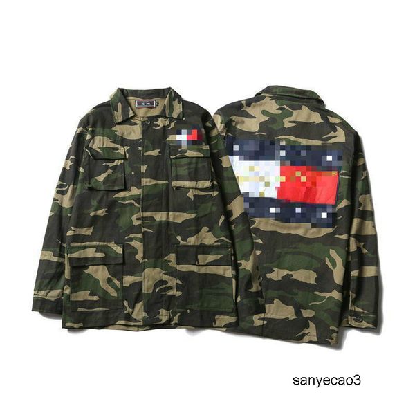 

tommy hilfiger мужской дизайнер подросток камуфляж джинсы куртка толстовки американский стиль мода мужчины скейтборд толстовка толстовки джи, Black;brown