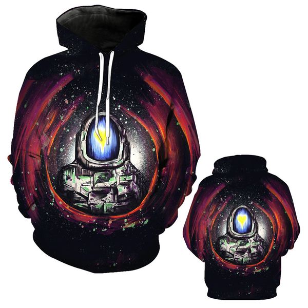 

Hot Sale Western Style 3D Digital Printing Casual Sports Hoodie for Young Men Designer Hoodies Fashion Hipster Hoodies 5 Colors