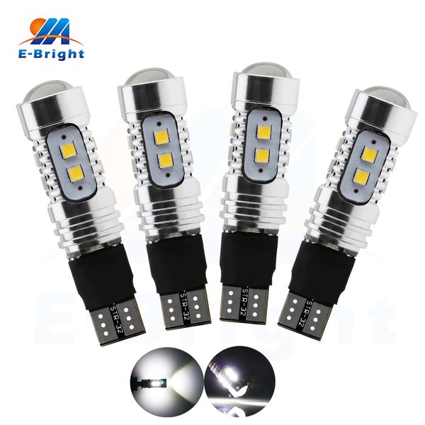 

4pcs/lot t10 2323 10 smd led canbus error clearance lights strobe flash car instrument bulbs reading interior lamp 12v