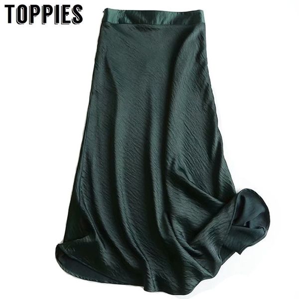 

2019 women high waist green a line skirts japan style office lady summer long skirts elegant faldas streetwear, Black
