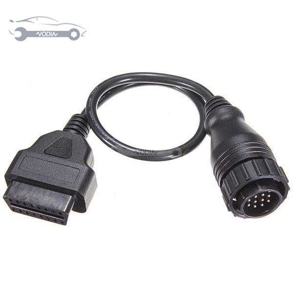 

14pin male to 16pin female obd2 16 pin adaptor obd2 diagnostic cable adaptor diagnostic cable for car scanner