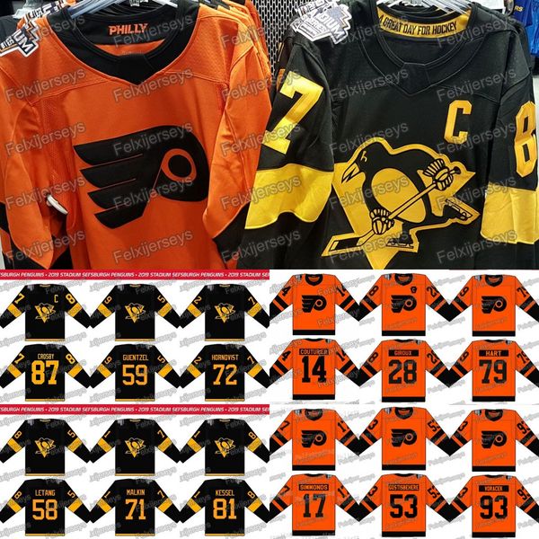 

59 Jake Guentzel 2019 Stadium Series Pittsburgh Penguins Kris Letang Sidney Crosby Phil Kessel Evgeni Malkin Patric Hornqvist Hockey Jerseys