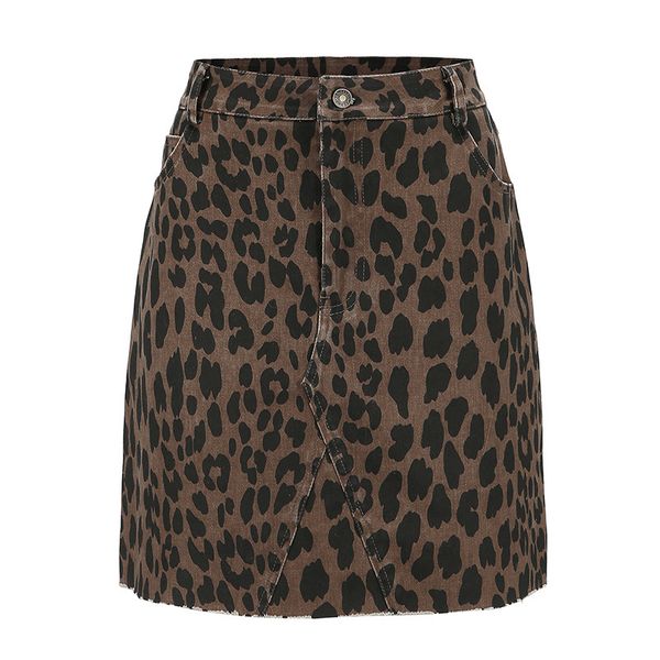 

high waist leopard pencil denim skirts womens mini skirt ladies skirt new fashion, Black;gray