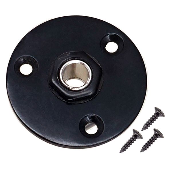 

1x round plate style 1/4" 6.35mm jack output socket for electric guitar bass