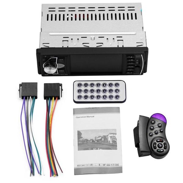 

car audio handscar radio 4.0 "inch hd large screen usb / aux steering wheel control video play radio