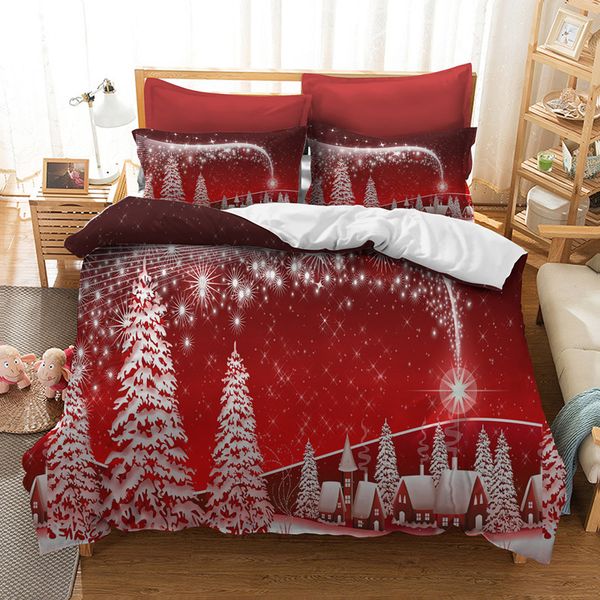 3d Christmas Bedding Sets Queen Size Kids Duvet Cover Set