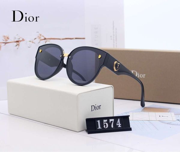 

fashion new womens sunglasses summer woman design sunglasses uv400 model 1574 5 colors option highly quality with box, White;black