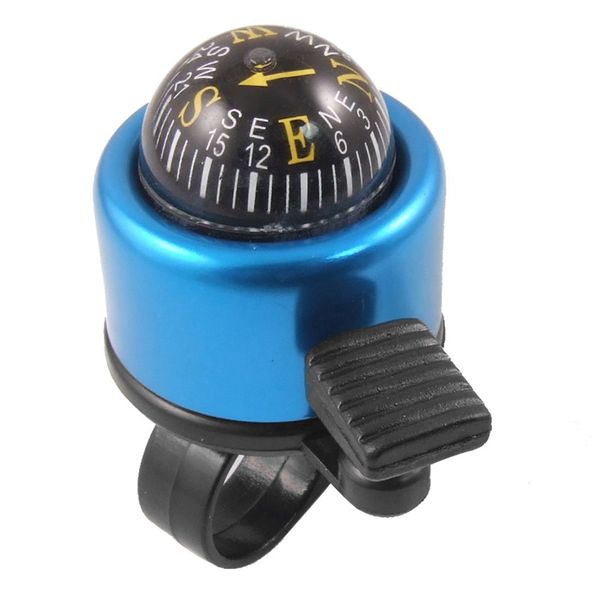 

black handlebar compass alarm bell blue for bike bicycle