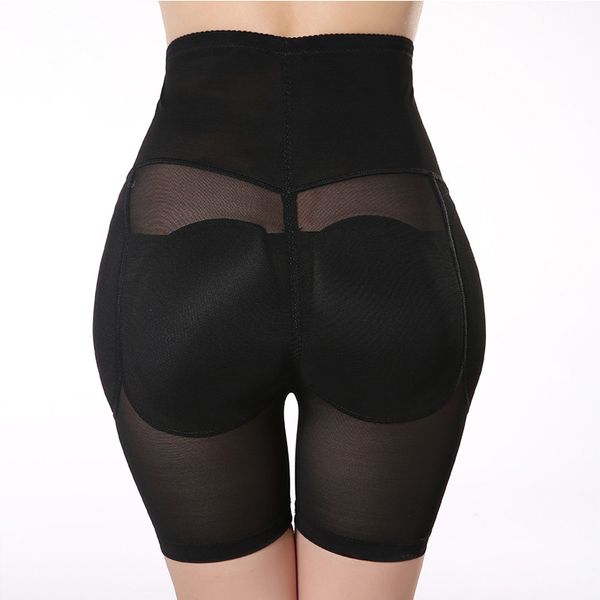 

тело формирователи женщина среднего управления брюки butt lifter hip up проложенного управление трусы подъемной женщин shaper butt enchancer, Black;white