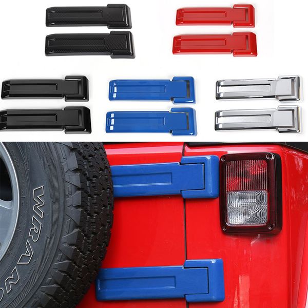 

car spare tire bracket hinge tailgate hinge covers decoratioon cover for jeep wrangler 2007-2017 car exterior accessories