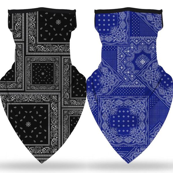 

yssvw men women scarf bandanas seamless scarf motorcycle multifunctional tubular headband magic dustproof skull mask face, Black