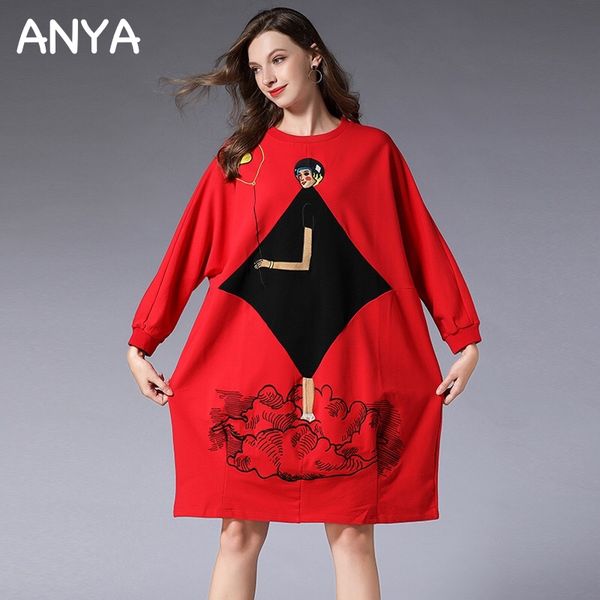 

2018 winter woman hoodie plus size maternity christmas jumper loose pregnancy sweater character cartoon print full long sleeve, White
