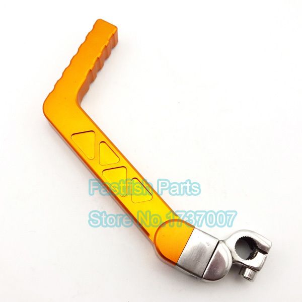 

universal gold cnc kick start starter lever for 50cc 70cc 90cc 110cc 125cc chinese pit dirt motocross motorcycle
