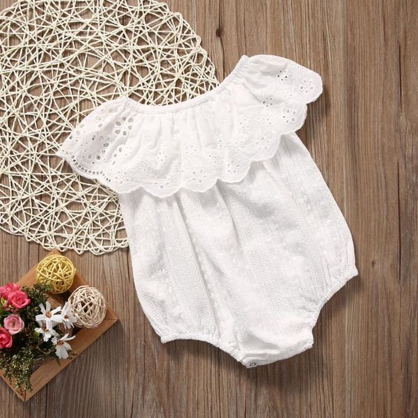 

toddler baby girl flower cotton jumpsuit bodysuit infant clothes outfit sunsuit, Blue