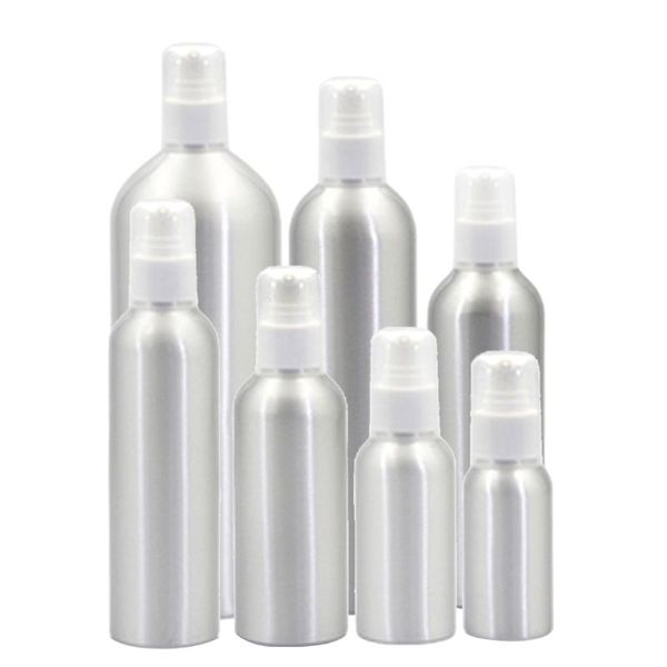 

aluminum leak proof soap lotion dispenser press type split empty pump bottle shampoo shower container portable travel tool