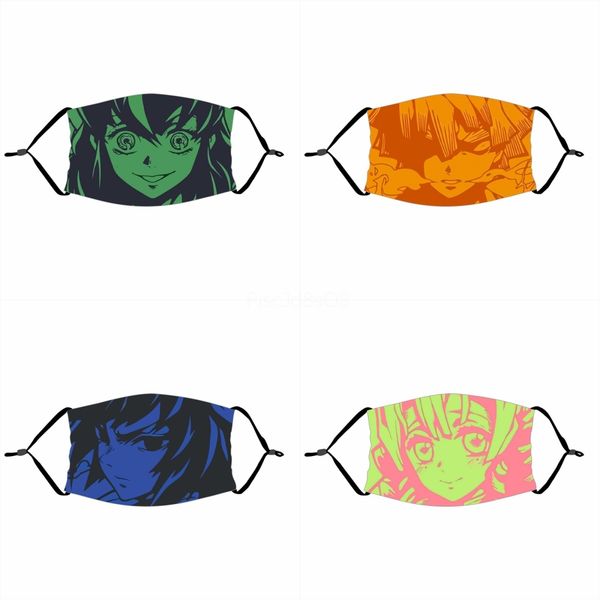 

ot funny fa mask cartoon print cureocas con figuras ultraviolet proof wasale running riding ike protective mask qvt#740#713, Black