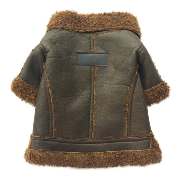 

1pc мода водонепроницаемый флис кожа собаки пальто щенок охладить zipper jacket прочный собак зимнее пальто для малого среднего собаки