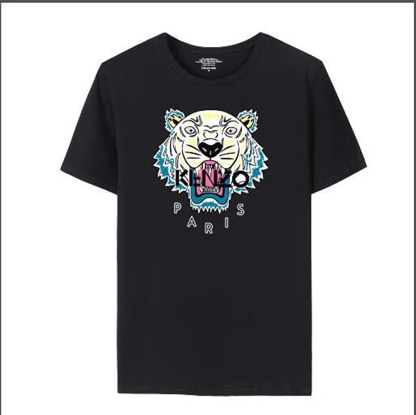 

c15 men's women'short-sleeved cotton summer printing pattern loose version of the upper body super handsome fashion trend men&#039, White