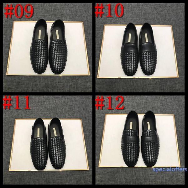 

italian luxury designer leather dress shoes leather dress party men s shoes suede fashion loafers size 38-45 madaob, Black