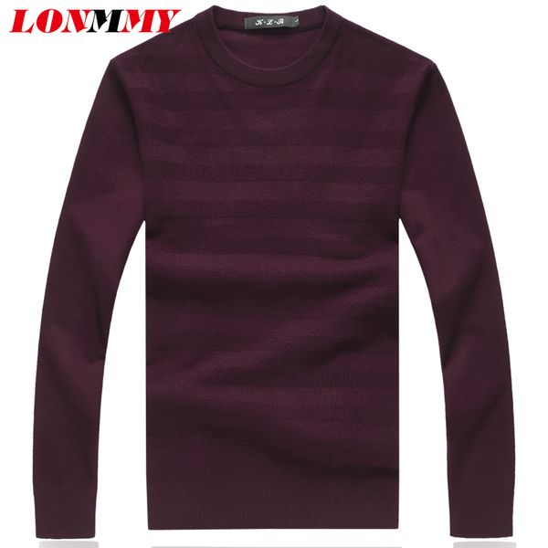 

lonmmy 6xl 7xl 8xl sweater men sueter hombre pullover men pull homme sweater o neck blusa masculina inverno navy blue red, White;black