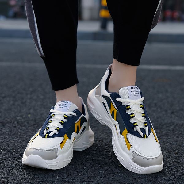 

2020 fashin shoes men casual shoes for men breathable sneaker spring flats zapatillas mujer masculino, Black