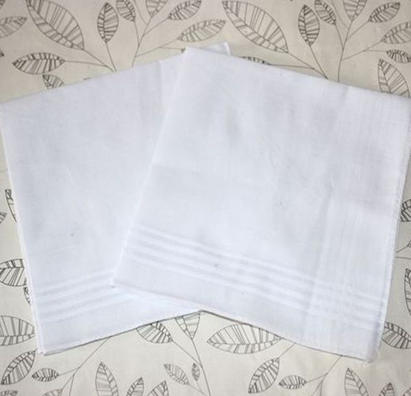 

2020 34см 100% хлопок мужской таблица сатин платок буксиры площади handkerchief whitest 34см, White