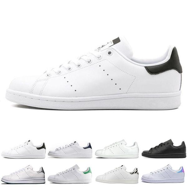 

new arrive zebra stripes smith stan sport shoes for men and sneakers casual leather lovers men shoes zapatos mens shoes green black red bule