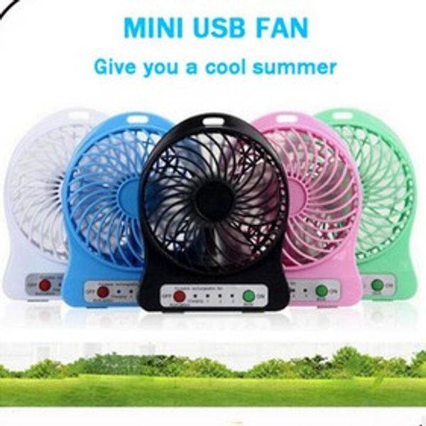

Snowflake fan Mini USB Charging Air Cooler 3 Mode Speed portable desktop