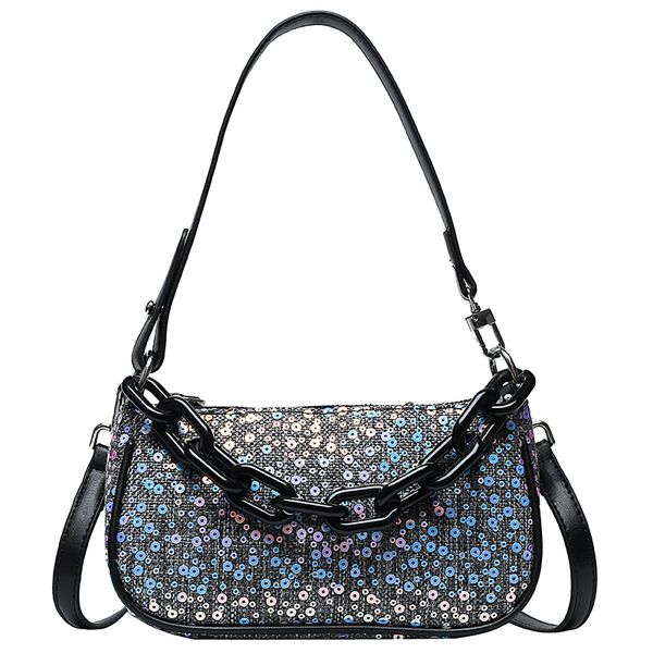 

handbags women 2020 summer new chain small square bag sequin casual shoulder bag messenger crossbody armpit